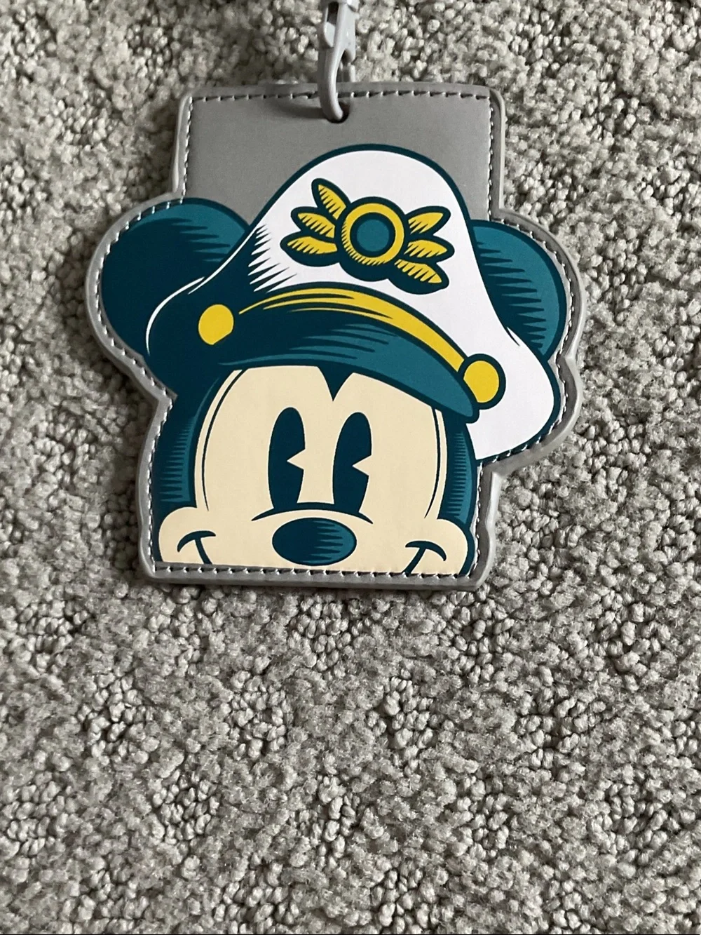 Disney Teal and Cream Minnie Mouse Lanyard ID Holder